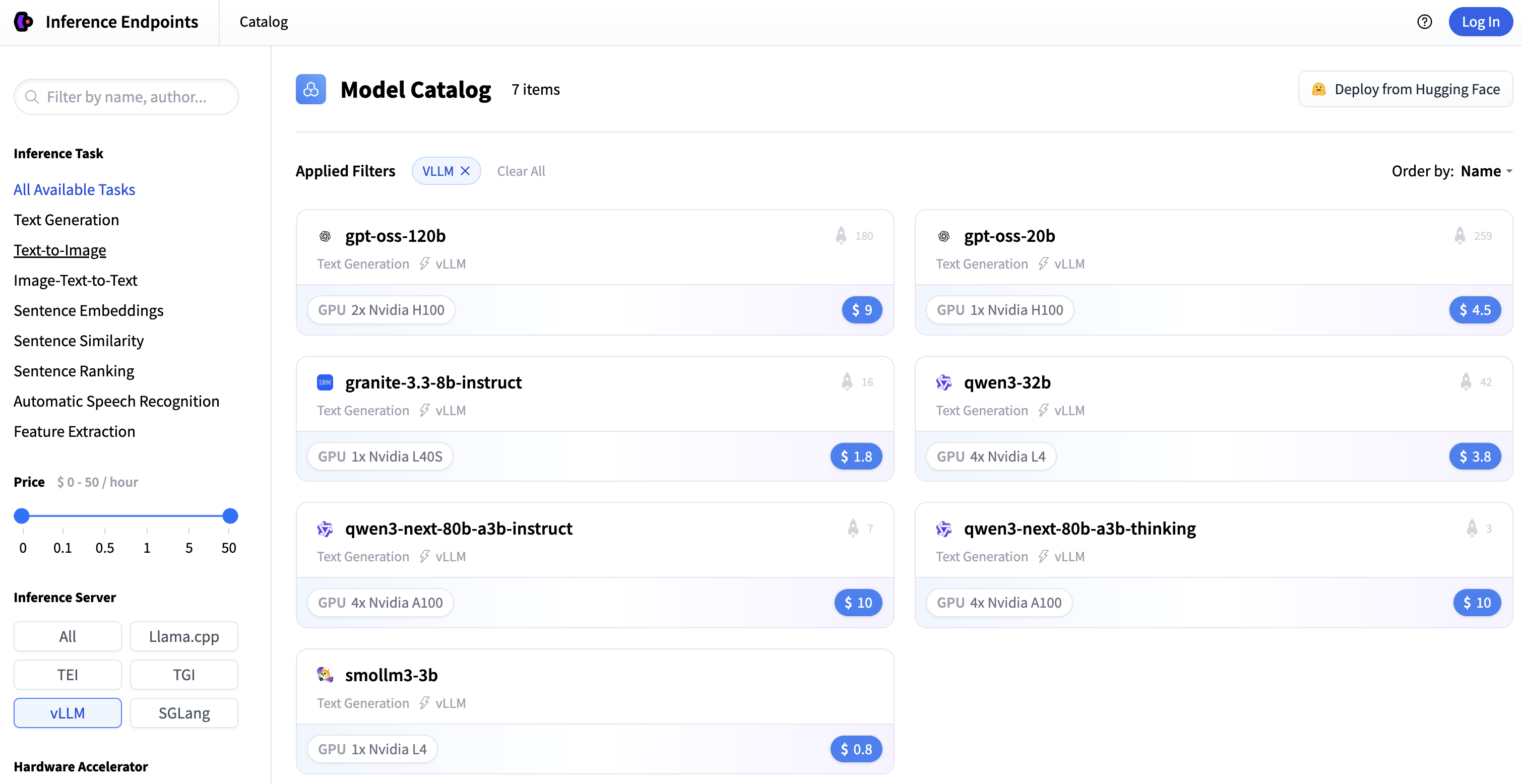 Endpoints Catalog